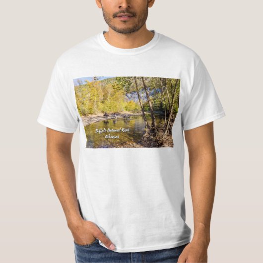 Het T-shirt van de Buffalo-rivier passeren (Voorkant)