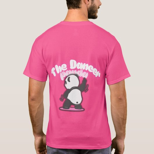 Het T-shirt van de danseres Panda (Achterkant)