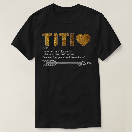 Het T-shirt van de Definitie van vrouwen Titi met (Design voorkant)