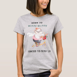 Het T-shirt van de drukke vrouw