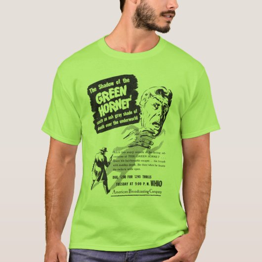 Het T-shirt van de Groene Hornet (Voorkant)