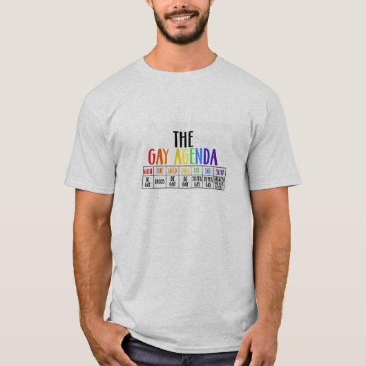 HET T-SHIRT VAN DE HOMOAGENDA (Voorkant)