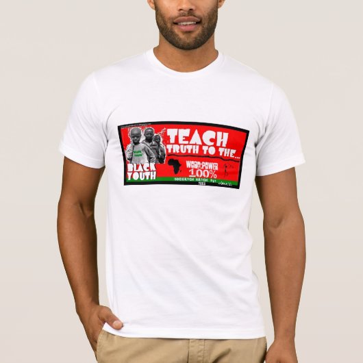 Het t-shirt van de jeugd tonen (Voorkant)