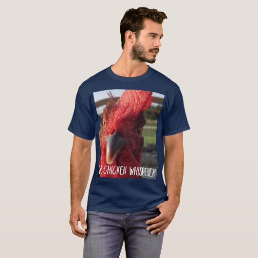 Het T-shirt van de Mannen van de Chicken Whisperer (Voorkant volledig)