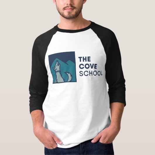 Het T-shirt van de Mannen van de Cove School (Voorkant)