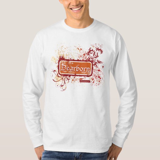 Het T-shirt van de ongeboren Verstoorde Mannen LS (Voorkant)