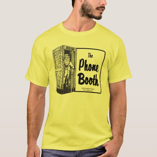 Het T-shirt van de Phone Booth Bar (Voorkant)