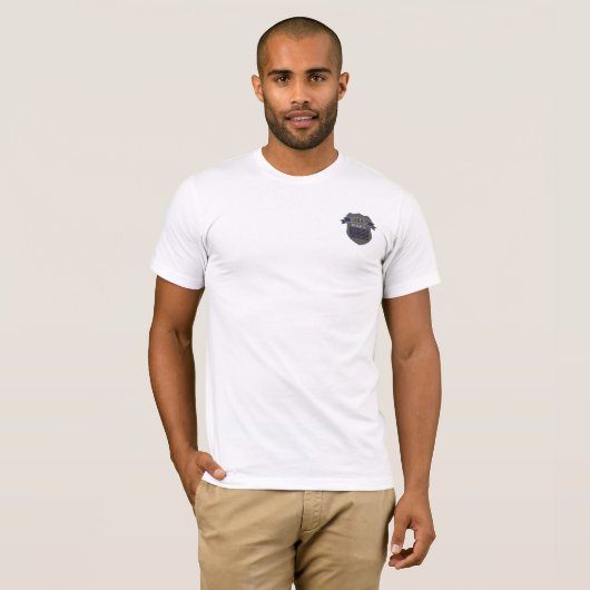 Het T-shirt van de politie verdedigen (Voorkant volledig)