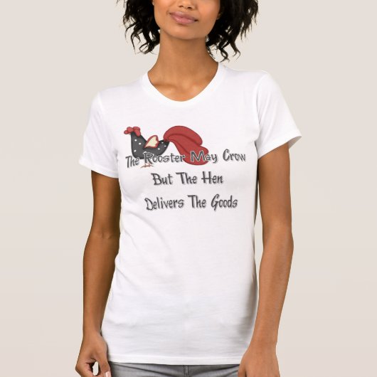 Het T-shirt van de Rooster kan bedekken (Voorkant)