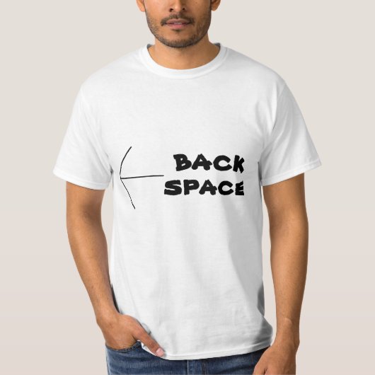 Het T-shirt van de RUIMTE van de RUIMTE van het Ja (Voorkant)