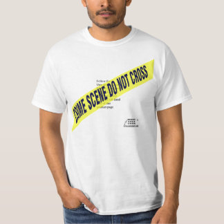 Het T-shirt van de Scène van de misdaad - de Perso
