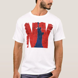 Het T-shirt van de stad New York, het T-shirt van