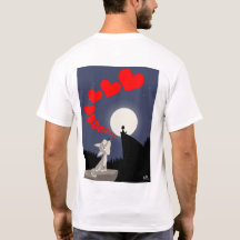 Het T-shirt van de Vraag van de Liefde (ontwerp op
