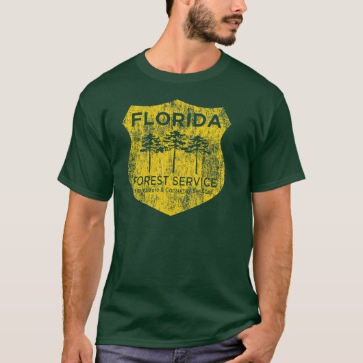 Het T-shirt van Florida Forest Service (Voorkant)