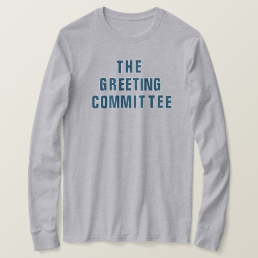 Het t-shirt van het Comité de Groenen (Design voorkant)