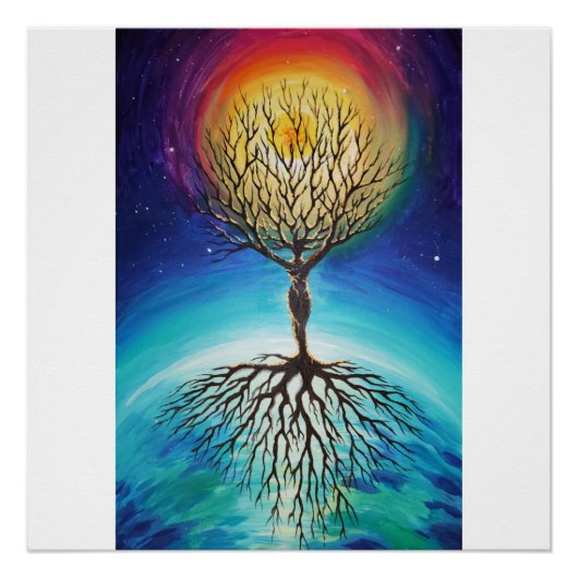 Het t-shirt van het ego perfect poster (Voorkant)