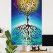 Het t-shirt van het ego poster (Thuiskantoor)