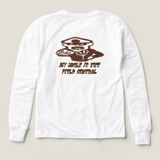 Het T-shirt van het Field General Kind voor een la (Achterkant)