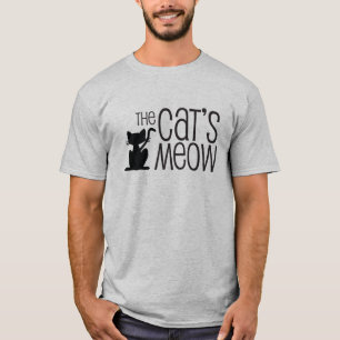 Het T-shirt van het Kat Meow Grey Mannen