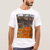 het T-shirt van het man van williamsburg brooklyn (Voorkant)