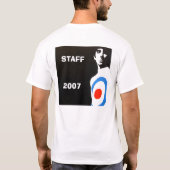 HET T-shirt VAN HET PERSONEEL VAN DE WHO voor 2007 (Achterkant)
