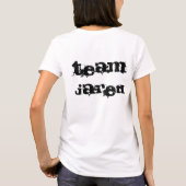 Het T-shirt van het team van het team van de Voord (Achterkant)