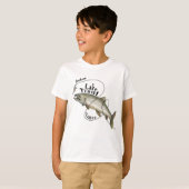 Het  T-shirt van Lake Trout Tamer Boy. (Voorkant volledig)