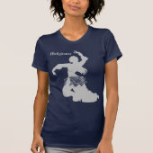 Het T-shirt van mevrouw Bellydans Lady (Voorkant)