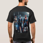 Het T-shirt van Mighty Hero (Achterkant)