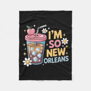 Het T-shirt van New Orleans Fleece Deken
