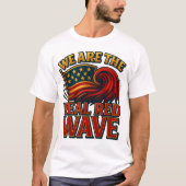Het T-shirt van Real Red Wave™ Mannen (Voorkant)