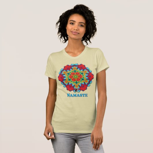 Het T-shirt van Rosey Namaste Kaleidoscope (Voorkant volledig)