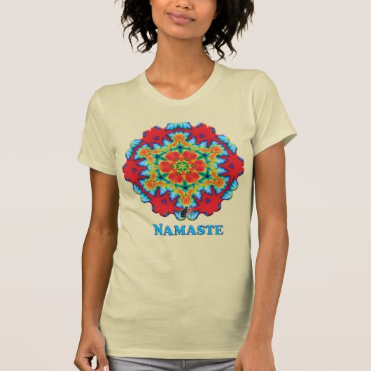 Het T-shirt van Rosey Namaste Kaleidoscope (Voorkant)