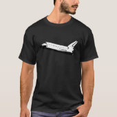 Het T-shirt van Space Shuttle. Space Shuttle Disco (Voorkant)