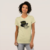 Het T-shirt van Vaped Skull Smoking Woman had moet (Voorkant volledig)