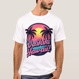 Het T-shirt van Waikiki Beach Mannen