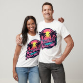 Het T-shirt van Waikiki Beach Mannen (Unisex)
