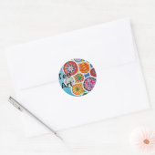 Het T-shirt verandert Ronde Sticker (Envelop)
