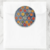 Het T-shirt verandert Ronde Sticker (Tas)