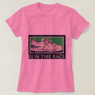 Het T-shirt voor de race uitvoeren