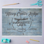 Het taaislijfpapier van de Tipsey Canoe Lodge Tissuepapier (Craft)