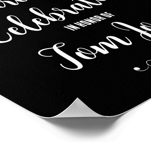 Het Taakbord van de Partij van de pensionering maa Poster (Hoek)