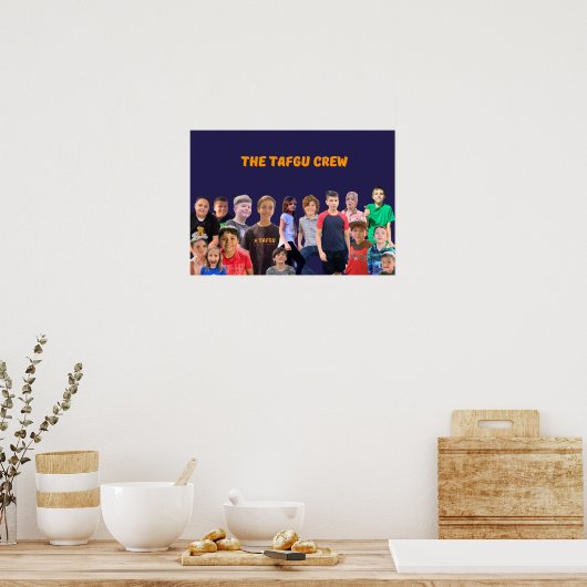 Het Tafgu Crew Poster (Keuken)