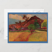 Het Tahitiaanse landschap van Paul Gauguin (1893) Briefkaart (Voorkant / Achterkant)
