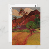 Het Tahitiaanse landschap van Paul Gauguin (1893) Briefkaart (Voorkant / Achterkant)
