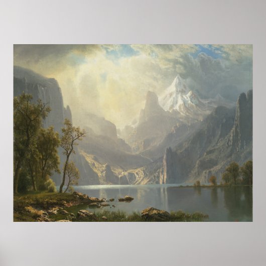 Het Tahoe-meer in de Sierras Poster (Voorkant)