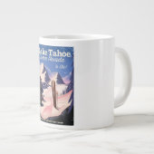 Het Tahoe-sierra nevada  poster Grote Koffiekop (Voorkant rechts)