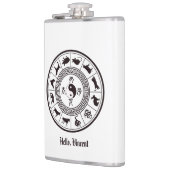 Het Tai Chi Zodiac Wiel Heupfles (Links)
