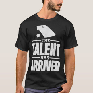 Het talent is ontstaan, grappige Cornhole Mannen C T-shirt