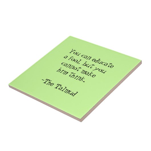 Het Talmud-Wisdom-citaat Tegeltje (Zijkant)